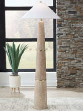 Tampa Furniture Outlet Lutz - Ashley Furniture - Gasparleigh Lighting - Poly Floor Lamp (1/CN) / Brown/Gold Finish - L235811